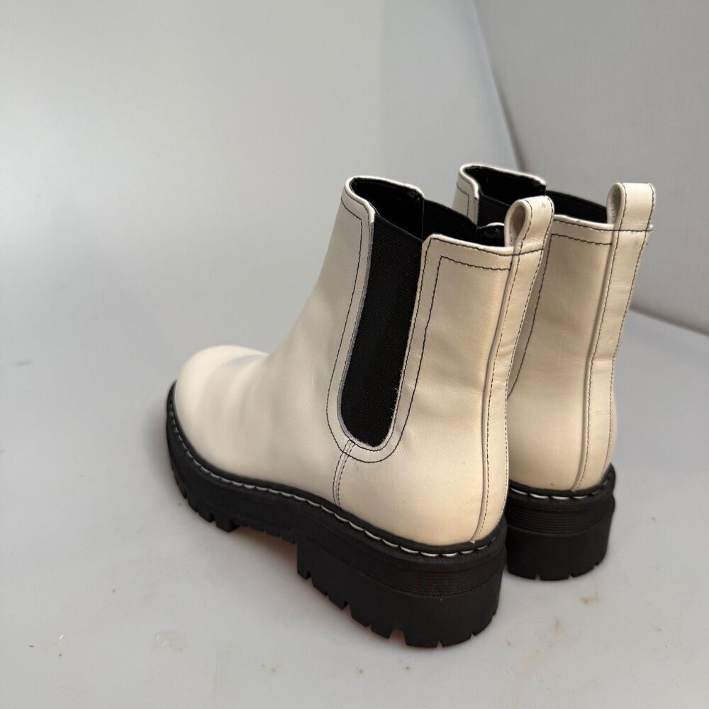 Marc Fisher “170” Ivory Leather Pull-On Ankle Boots Women’s Size 6M MLPADMIA - Picture 8 of 16